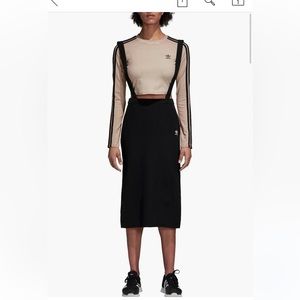 Adidas Originals Midi Skirt w/ Shoulder straps NEVER WORN - Sz Lg